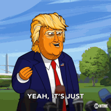 Yeah Its Just The Economy Impeachment GIF - Yeah Its Just The Economy Impeachment My Presidency GIFs
