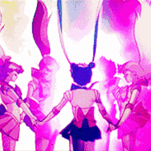 Sailor Moon Sailor Senshi GIF - Sailor Moon Sailor Senshi Powers Together GIFs