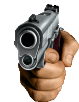 Gun Meme Sticker - Gun Meme Hand Gun Stickers