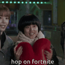 Hop On Fortnite Meepwon GIF - Hop On Fortnite Meepwon Ae Seol GIFs