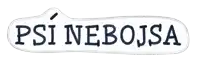 a drawing of a sign that says psi nebojsa on it