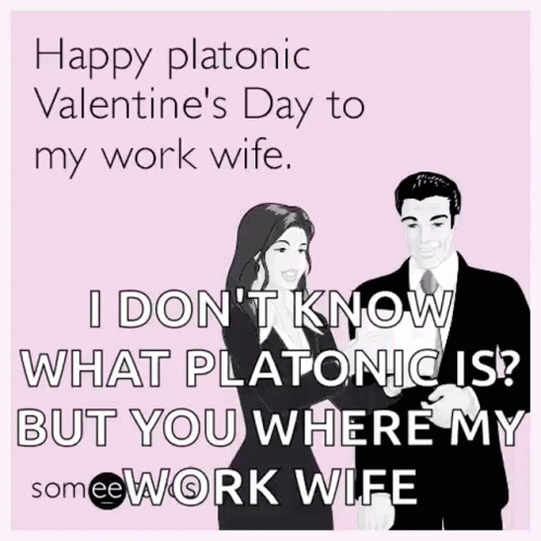 Work Wife Valentines Day GIF - Work Wife Valentines Day Jokes - Discover & Share GIFs