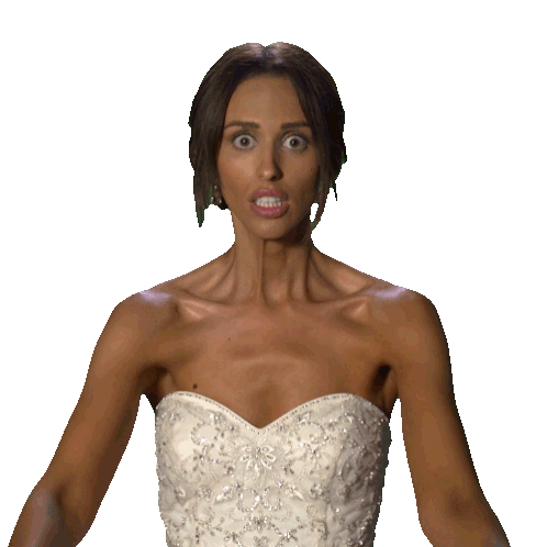Scared Lizzie Sticker - Scared Lizzie Married At First Sight Stickers