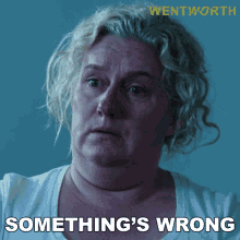 Somethings Wrong Liz Birdsworth GIF - Somethings Wrong Liz Birdsworth Wentworth GIFs