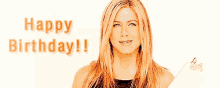 Jennifer Aniston Happy Birthday GIF - Jennifer Aniston Happy Birthday GIFs