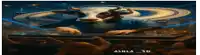 a painting of a bull playing a keyboard with ashla 3d written on the bottom