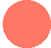 a red circle on a white background with a shadow .