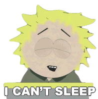 I Cant Sleep Tweek Tweak Sticker - I Cant Sleep Tweek Tweak South Park Stickers