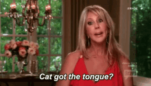 Cat Got The Tongue GIF - Realhousewives Of New York Cat Tongue GIFs