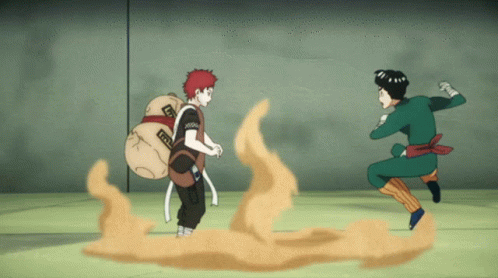 Rock Lee Vs Gaara New GIF - Rock Lee VS Gaara NEW - Discover & Share GIFs