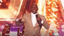 Calming The Crowd Terry Crews GIF - Calming The Crowd Terry Crews America'S Got Talent GIFs