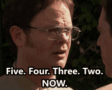 Dwight The Office GIF - Dwight The Office Countdown GIFs