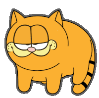 Rolling Cat Cat Rolling Sticker - Rolling Cat Cat Rolling Garfield Stickers