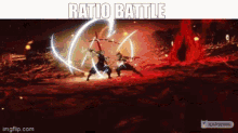Ratio Battle Tengen Vs Gyutaro GIF - Ratio Battle Tengen Vs Gyutaro Tengen Uzui GIFs