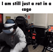 I Am Still Just A Rat In A Cage Despite All My Rage GIF - I Am Still Just A Rat In A Cage Despite All My Rage Astralspiff GIFs