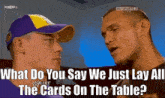 Randy Orton Lay The Cards On The Table GIF - Randy Orton Lay The Cards On The Table What Do You Say We Just Lay All The Cards GIFs