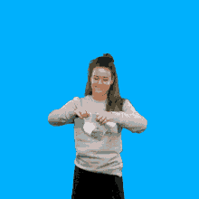 Gospooky Throwing Paper GIF - Gospooky Throwing Paper Papers GIFs