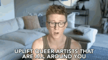 Uplift Queer Artists Pride Month GIF - Uplift Queer Artists Pride Month Pride Parade GIFs