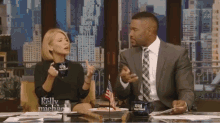 Oh Gelman'S Got Something GIF - Gelman I Told You Live Kelly And Michael GIFs
