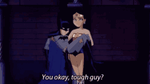 Batman Wonder Woman GIF - Batman Wonder Woman You Okay GIFs