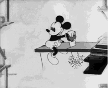 Mickey Mouse Falling GIF