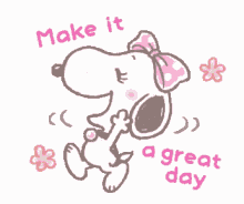 Make It A Great Day Good Day GIF - Make It A Great Day Good Day Snoopy GIFs