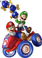 Mario Luigi Sticker - Mario Luigi Bob-omb Blast Stickers