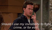 Invisibly To Fight Cime Or Evil What Should I Choose GIF - Invisibly To Fight Cime Or Evil What Should I Choose GIFs