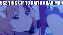 Krab Man Ratio GIF - Krab Man Ratio Use This Gif To Ratio GIFs
