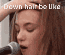 Allie Sherlock Hair Down GIF - Allie Sherlock Hair Down GIFs