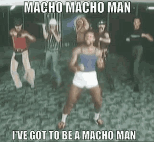 Macho Man Village People GIF - Macho Man Village People Ive Got To Be -  Discover & Share GIFs