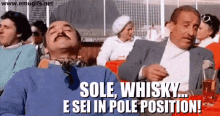 Guido Nicheli Sole Whisky GIF - Guido Nicheli Sole Whisky E Sei In Pole Position GIFs