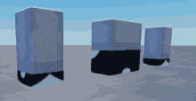a computer generated image of a row of blocks