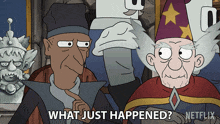 What Just Happened Sorcerio GIF - What Just Happened Sorcerio Disenchantment GIFs