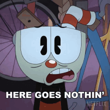 Here Goes Nothin Cuphead GIF
