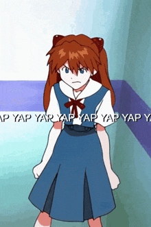 Yapping Asuka GIF - Yapping Asuka Evangelion GIFs