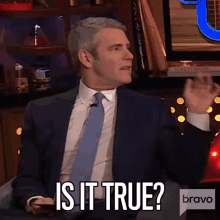 Is It True Andy Cohen GIF - Is It True Andy Cohen Watch What Happens Live GIFs