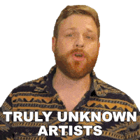 Truly Unknown Artists Grady Smith Sticker - Truly Unknown Artists Grady Smith Unpopular Artists Stickers
