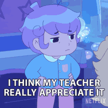 I Think My Teacher Really Appreciate It Cardamon GIF - I Think My Teacher Really Appreciate It Cardamon Bee And Puppycat GIFs