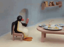 Pingu Mom Popsicle GIF - Pingu Mom Popsicle Pingu Mom GIFs