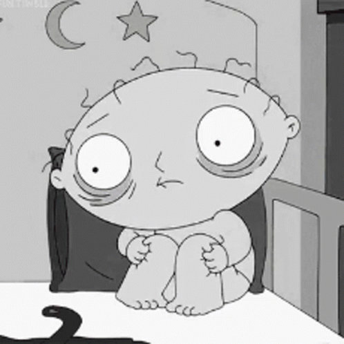 Stewie Griffin Family Guy GIF - Stewie Griffin Family Guy Cant Sleep GIFs