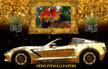 Gold Car Wallpapers GIF