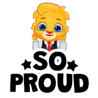 So Proud Feeling Proud Sticker - So Proud Feeling Proud So Proud Of You Stickers