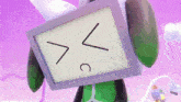 a cartoon character with a smiley face and the letter c on it