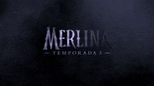 merlina temporada 2 is written in purple on a dark background