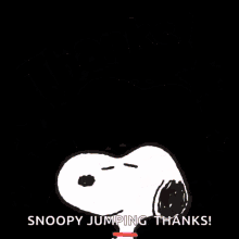 snoopy thanks thank you