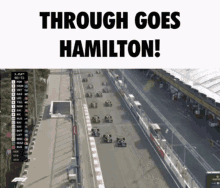 Through Goes GIF - Through Goes Hamilton GIFs