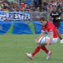 Running With Rugby Ball Mark Bennett GIF - Running With Rugby Ball Mark Bennett Olympics GIFs