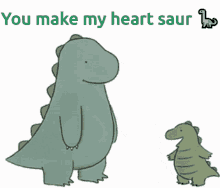 Heart Saur Dinosaur Love GIF - Heart Saur Dinosaur Love GIFs