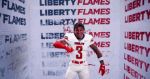 liberty liberty football liberty flames flames rise with us